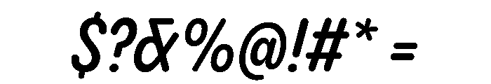 Pangram Sans Rounded Condensed Variable 14 Font OTHER CHARS