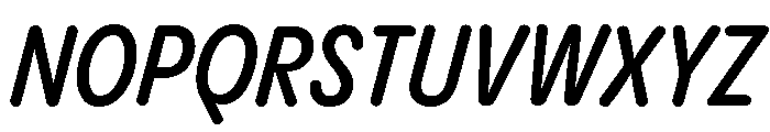 Pangram Sans Rounded Condensed Variable 14 Font UPPERCASE