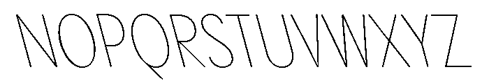 Pangram Sans Rounded Condensed Variable 17 Font UPPERCASE