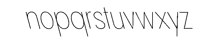 Pangram Sans Rounded Condensed Variable 17 Font LOWERCASE