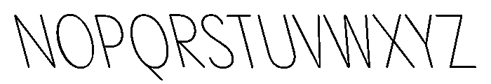 Pangram Sans Rounded Condensed Variable 18 Font UPPERCASE