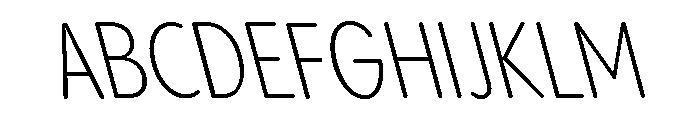 Pangram Sans Rounded Condensed Variable 19 Font UPPERCASE