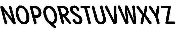 Pangram Sans Rounded Condensed Variable 22 Font UPPERCASE
