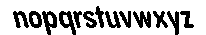 Pangram Sans Rounded Condensed Variable 23 Font LOWERCASE