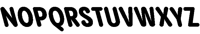 Pangram Sans Rounded Condensed Variable 24 Font UPPERCASE