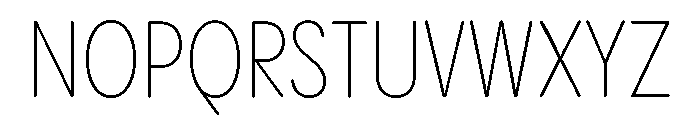Pangram Sans Rounded Condensed Variable 2 Font UPPERCASE