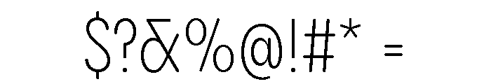 Pangram Sans Rounded Condensed Variable 3 Font OTHER CHARS