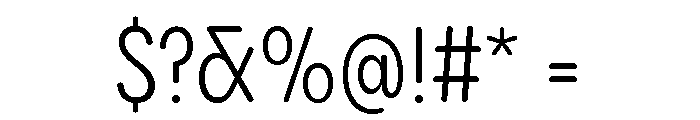 Pangram Sans Rounded Condensed Variable 4 Font OTHER CHARS