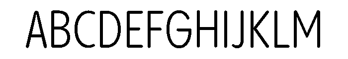 Pangram Sans Rounded Condensed Variable 4 Font UPPERCASE