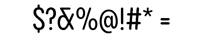 Pangram Sans Rounded Condensed Variable 5 Font OTHER CHARS