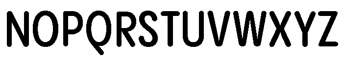 Pangram Sans Rounded Condensed Variable 6 Font UPPERCASE