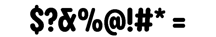 Pangram Sans Rounded Condensed Variable 8 Font OTHER CHARS