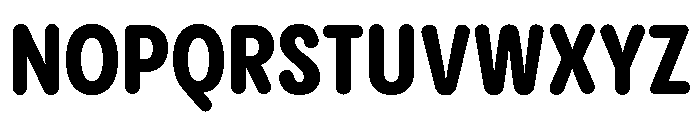 Pangram Sans Rounded Condensed Variable 8 Font UPPERCASE