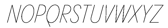 Pangram Sans Rounded Condensed Variable 9 Font UPPERCASE