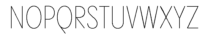 Pangram Sans Rounded Condensed Variable Font UPPERCASE