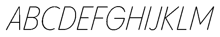 Pangram Sans Rounded Narrow Variable 10 Font UPPERCASE