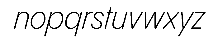 Pangram Sans Rounded Narrow Variable 11 Font LOWERCASE