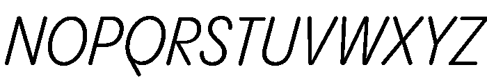 Pangram Sans Rounded Narrow Variable 12 Font UPPERCASE