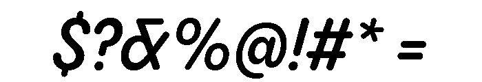 Pangram Sans Rounded Narrow Variable 14 Font OTHER CHARS