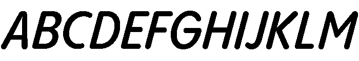 Pangram Sans Rounded Narrow Variable 14 Font UPPERCASE