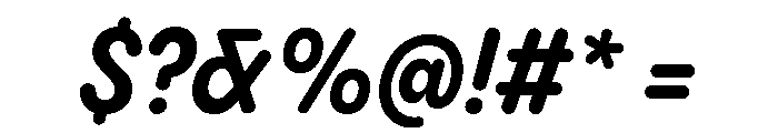 Pangram Sans Rounded Narrow Variable 15 Font OTHER CHARS