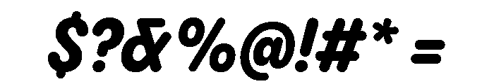 Pangram Sans Rounded Narrow Variable 16 Font OTHER CHARS