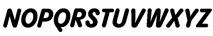Pangram Sans Rounded Narrow Variable 16 Font UPPERCASE