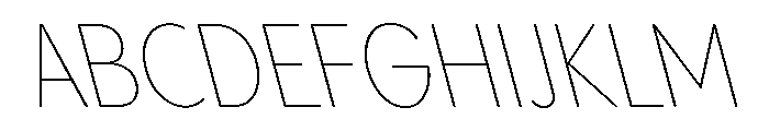 Pangram Sans Rounded Narrow Variable 17 Font UPPERCASE
