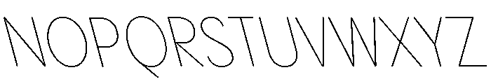 Pangram Sans Rounded Narrow Variable 17 Font UPPERCASE