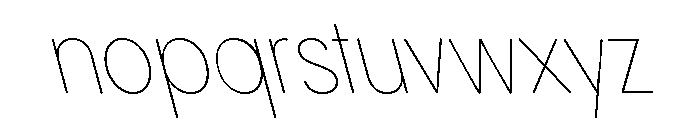 Pangram Sans Rounded Narrow Variable 17 Font LOWERCASE