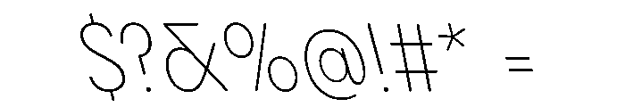 Pangram Sans Rounded Narrow Variable 18 Font OTHER CHARS