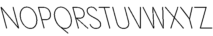 Pangram Sans Rounded Narrow Variable 18 Font UPPERCASE