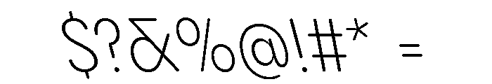 Pangram Sans Rounded Narrow Variable 19 Font OTHER CHARS