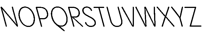 Pangram Sans Rounded Narrow Variable 19 Font UPPERCASE