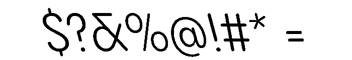 Pangram Sans Rounded Narrow Variable 20 Font OTHER CHARS