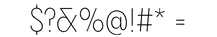 Pangram Sans Rounded Narrow Variable 2 Font OTHER CHARS