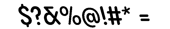 Pangram Sans Rounded Narrow Variable 22 Font OTHER CHARS