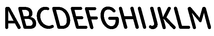 Pangram Sans Rounded Narrow Variable 22 Font UPPERCASE