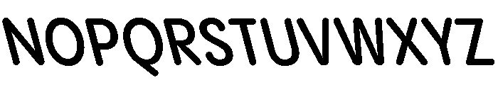 Pangram Sans Rounded Narrow Variable 22 Font UPPERCASE