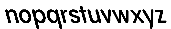 Pangram Sans Rounded Narrow Variable 22 Font LOWERCASE