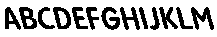 Pangram Sans Rounded Narrow Variable 23 Font UPPERCASE
