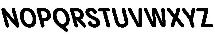 Pangram Sans Rounded Narrow Variable 23 Font UPPERCASE