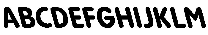 Pangram Sans Rounded Narrow Variable 24 Font UPPERCASE