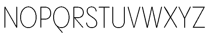 Pangram Sans Rounded Narrow Variable 2 Font UPPERCASE