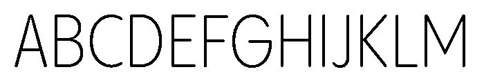 Pangram Sans Rounded Narrow Variable 3 Font UPPERCASE