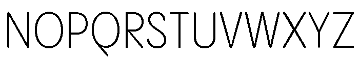Pangram Sans Rounded Narrow Variable 3 Font UPPERCASE