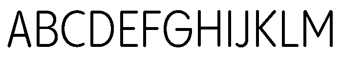 Pangram Sans Rounded Narrow Variable 4 Font UPPERCASE