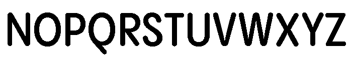 Pangram Sans Rounded Narrow Variable 6 Font UPPERCASE