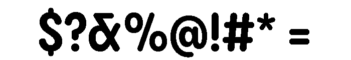 Pangram Sans Rounded Narrow Variable 7 Font OTHER CHARS