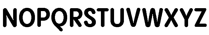 Pangram Sans Rounded Narrow Variable 7 Font UPPERCASE
